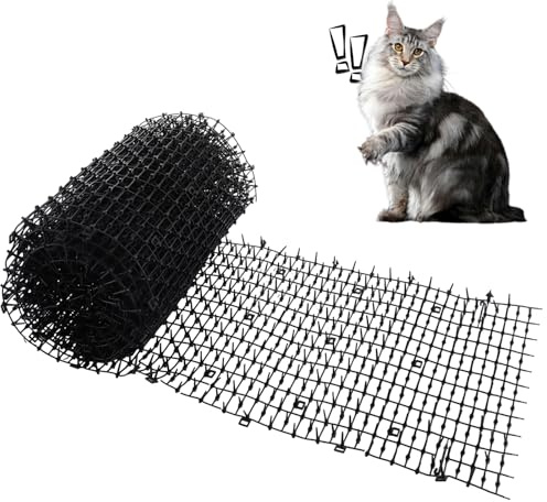 Oungy Cat Spikes for Garden, 400x30cm Plastic Cat Scat Mat with Spikes