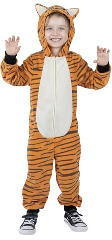 Sincere Party Tiger onesie enfants EMB vêtements de visage nouveauté Tiger combinaison L(8-10)