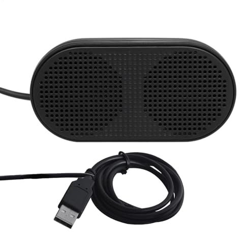 YNPQTDS Altoparlanti per PC, Altoparlante USB, Altoparlanti per computer, Altoparlante USB Altoparlante portatile Altoparlante stereo multimediale per notebook PC portatile