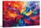 Visario Leinwandbild 120x80cm 5064 – bunte Malerei – Wandbild XXL – Kunstdruck auf Leinwand, Bilder für Wohnzimmer, Büro, Schlafzimmer – Fertig zum Aufhängen