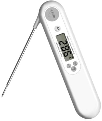 BIUDECO Termómetro Digital para Carne con Retroiluminación Termómetro de Cocina para Barbacoa Lectura Instantánea Uso Bebés y Alimentos Fritos para Cocción