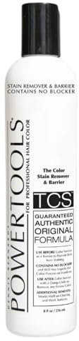 POWERTOOLS TCS, The Original Color Stain Remover 10 Fl Oz | Shake Well & Apply Prior To Hair Color As A Barrier | Does Not Interfere With Color Process (1)