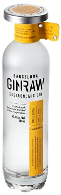 GINRAW mit 42% vol. | Moderner Gin aus Barcelona | Premium-Gin in einzigartigem Design (1 x 0,7l)
