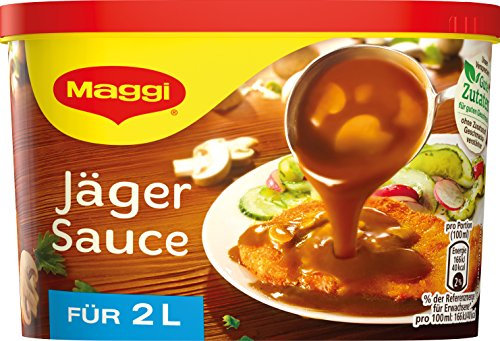 Maggi Jäger Sauce, Dose, ergibt 2 Liter, 6er Pack (6 x 2l)