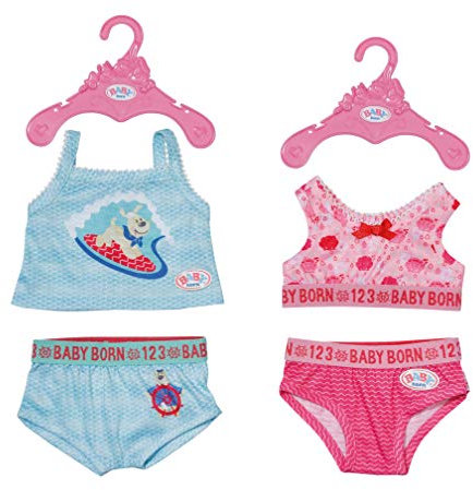 BABY born Unterwäsche-Set für Puppen mit Unterhemd und Höschen für 43 cm Puppen, 830123 Zapf Creation