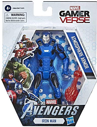 Avengers GAMERVERSE- 6 inch Figure Iron Man Atmosphere Armour. Cool New Marvel Video Game-Inspired Design, Kids can Create Their own Incredible Adventures.