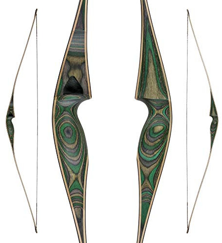 Jackalope Hybridbogen Malachite One Piece Limited Edition 62 Zoll 30-60 lbs Linkshand (35 lbs)
