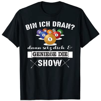 Pool Billard Gewinner T-Shirt