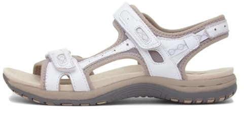 Free Spirit Frisco Womens White Leather Sandal