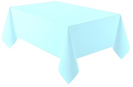 amscan 9915404-218 Nappe en Papier écologique Recyclable Bleu Ciel 2,74 m