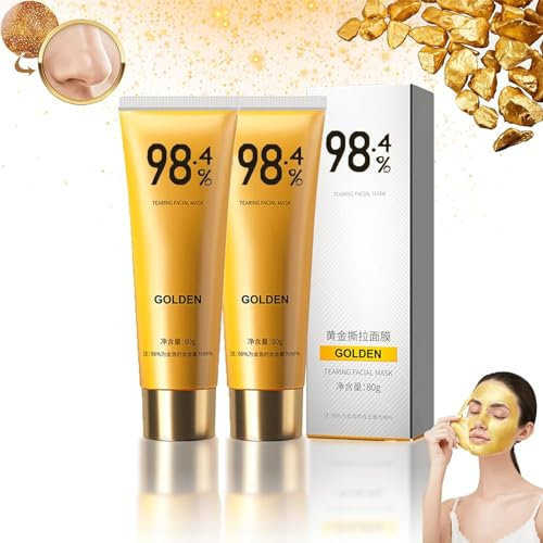 Peel-Off Anti-Falten Maske, Gold Peel-Off Anti-Falten Mask, Golden Collagen Gesicht Tear Off Mask, Peel Off Maske, Peel-Off Anti-Falten Lifting Straffende Masken