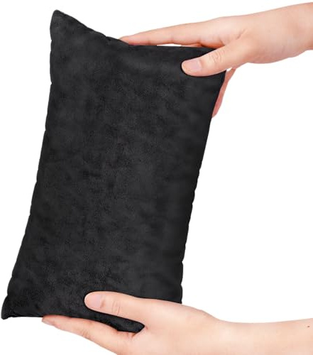 Winmany Piccolo Cuscino rettangolare per polso, ginocchio, collo, lombare da viaggio, federa rimovibile in peluche per adulti e animali