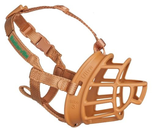 Baskerville Ultra Muzzle,Bräunen,Größe4