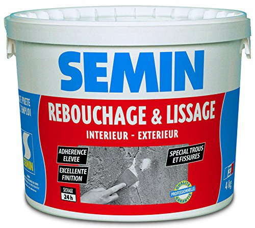 Semin Enduit de rebouchage pate intérieur/extérieur 4 kg