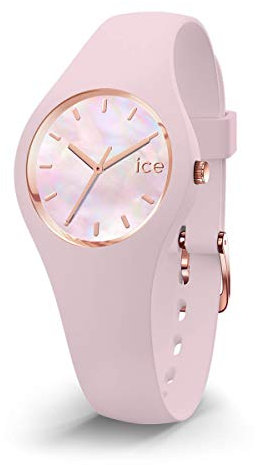 ICE-WATCH - ICE pearl Pink - Rosa Damenuhr mit Silikonarmband - 016933 (Extra small)