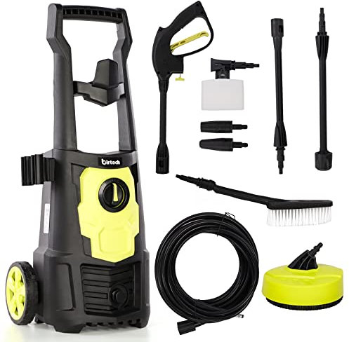 Pressure Washers, 1650W 135Bar 420L/H Electric Jet Washers Pressure Washers with Patio Cleaner, Power Washer with Adjustable Spray Nozzle, Pressure Washer for Patio Car Garden Yard Fences Driveways
