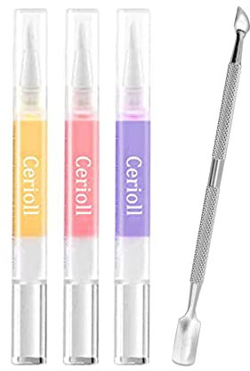 Nagelpflegestift, Nagelhaut-Öl-Stifte, Nagelöl Nagelhaut, Nagelhautschieber, Nagel Ernährung Öl Stift, Cuticle Öl Set, Nagelöl Maniküre Reparatur der Nagelhaut, Nail Art Nagelhaut Öl Behandlung