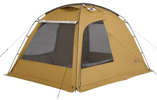 Naturehike Dune Hot Tent with Stove Jack,Double Layer 4 Season Tent,Waterproof 2-4 Person Tents for Camping