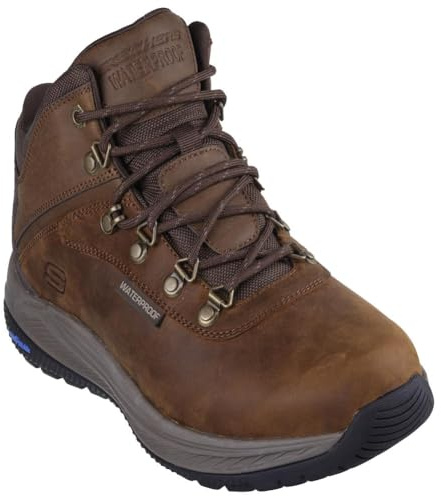 Skechers Men's Meroe - Pikeman Boot,Brown,9.5