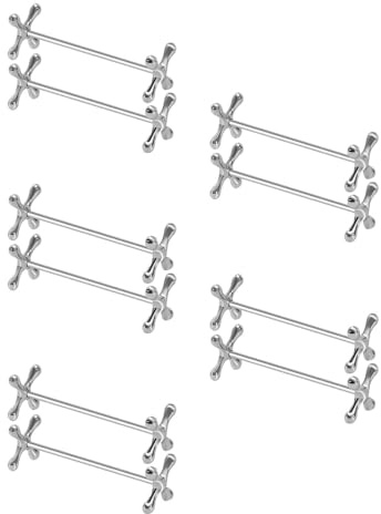 PRETYZOOM Soporte para Palillos Y Cucharas 10 Piezas Organizador De Cubiertos Compacto para Mesa Cocina Restaurante 3.14X4.92X0.98In Reposapiés De Cubiertos