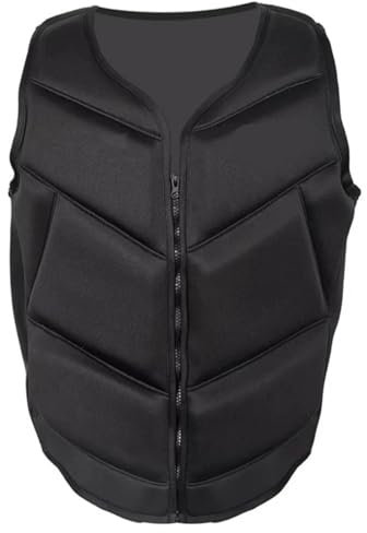 MTKSFDC Schwimmweste Seefischerweste, Wassersport-Sicherheitsschutzkleidung for Herren, rettet Leben, Sportleben for Männer, Seemann, Salzwasserbedarf, Bekleidung(XXL(70-90KG))
