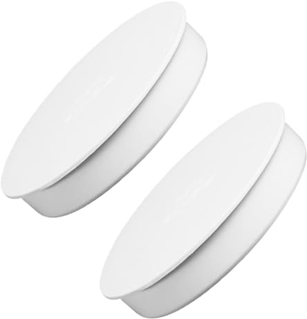 ARYIMYDP 2 Pièces Couvercle de Tuyau de Ventilation 100mm avec Clapet à Ressort, Cache-Bouche de Conduite pour Système de Drainage, Bouchon de Protection PVC pour Tuyau d'Évacuation et d'Égout
