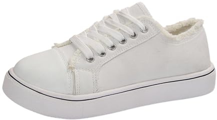 Scarpe Sneakers Donna Bianche,Scarpe Basse Donna,Tradizionali Tradizionali Traspiranti Rete Tempo Libero Aperto Leggera Comoda Camminata