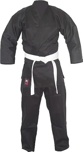 Budodrake Ninjutsu & Karate Anzug schwarz (170)