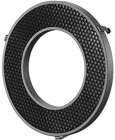 GODOX R200-HC30 30 Degree Honeycomb Grid Metal Material for R200 Ring Flash Head Camera Flash Accessory Studio Photo Photography Lighting Modifier Accessories Light Control Part (30° Honeycomb Grid)