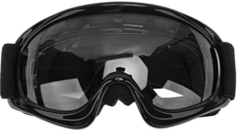 Sportschutzbrille, Dirtbike-Brille, Kinder-Motorradbrille, Motorradbrille, Kinder-Skibrille, Motocross-Brille, ATV-Brille – 100% UV-Schutz(Schwarz)