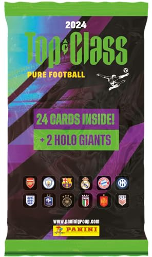 Panini Top Class FIFA 2024 Trading Cards Fat Pack 24 2 Holo Giants-kort, 004892B26FPF