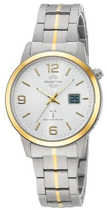 Master Time Funk Quarz Damen Uhr Analog-Digital mit Titan Armband MTLT-10900-42M
