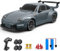ACAMMZAR RC Drift Car, 1:24 Remote Control Car for Kids, 20KM/H 4WD High Speed RC Cars with LED Lights, Two Batteries, Extra Drifting Tires, Vehicle for Adults Boys Girls