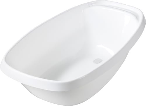 Orthex Badewanne 50 L mit Stöpsel | Weiß | Babywanne | BPA-frei | 10 Jahre Garantie | L90 x B47 x H24 cm