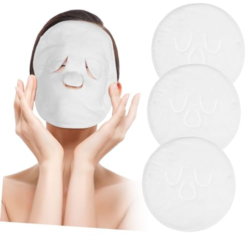 SKISUNO 3pcs Heat Mask Face Towel Masks for Steamer Warm Compress Facial Towels Beauty Facials Care