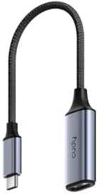 Cudy Adaptador de USB-C a HDMI, HDMI 2.0, 4K 60Hz, compatible con MacBook Pro, MacBook Air, iPad Pro, iPhone 15/16/17, Surface Go y otros, UH401
