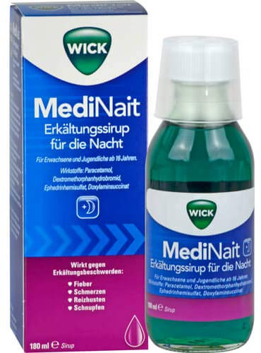 Wick Medinait Erkaeltungssaft 180ml by Wick