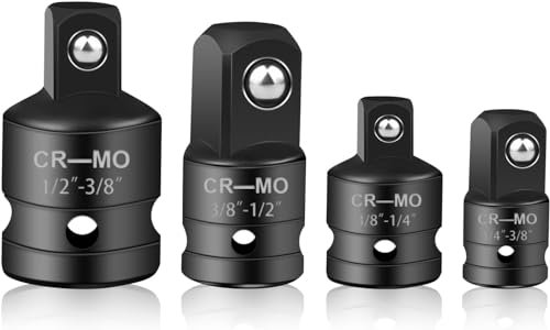 BieMian 4 STK Stecknuss Adapter Set, Stecknussadapter Set, für Ratschen Steckschlüsseln Nuss Knarren