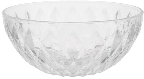 NULYLU Lavabo Rond en Plastique Transparent, Bassin de Lavage Épaissi pour Salon de Beauté et Usage Domestique, Lavabo Nettoyant Visage Polyvalent pour Soins du Visage et Lavage