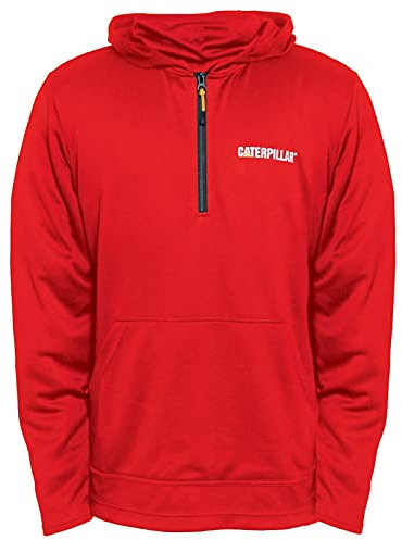 Caterpillar Herren Kapuzenpullover Guardian - Rot - Medium