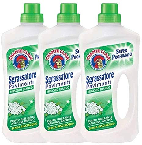 Chante clair sgrassatore pavimenti muschio bianco 750 ml - Set da 3 pz -