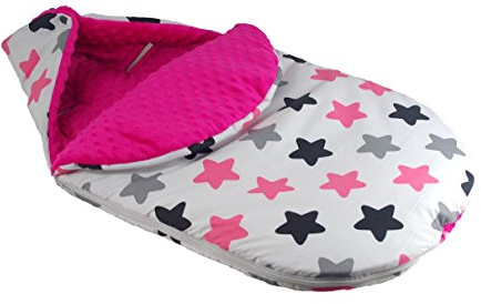 Saco acolchado para carrito de bebé, con calentadores para manos y cojín 2 Talla:Footmuff XL size