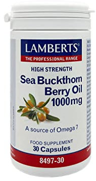 Lamberts Aceite del Fruto del Espino Amarillo 1000mg - 30 Cápsulas