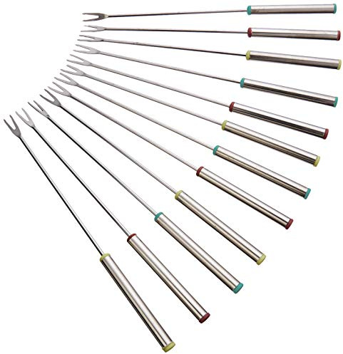 Fox Run Stainless Steel 9.5 Fondue Forks, 9.25 x 0.5 x 0.5, Metallic