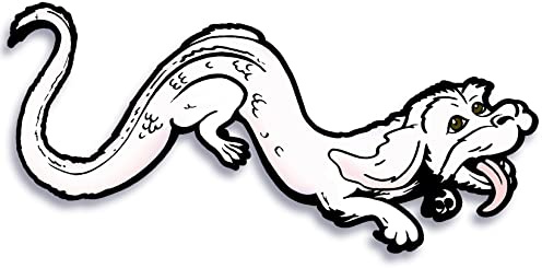 Luck Dragon Sticker Decal Notebook Car Laptop 5.5x2.5 (Color)