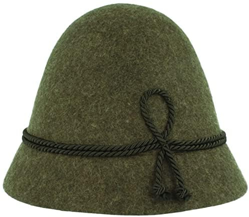 Breiter bayerischer Trachtenhut Herren Stopselhut Herrenhut Oliv 54