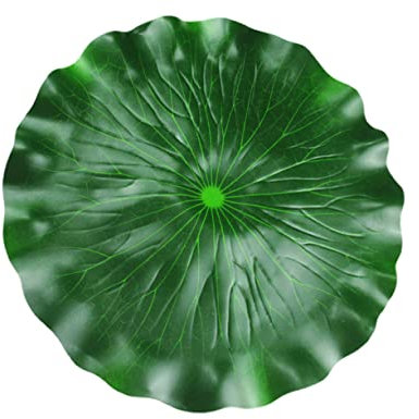 Ipetboom 3pcs Floating Lotus Foliage Eva Material Large Artificial Pond Leaves Fish Tank and Aquarium Decoration