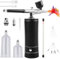 Airbrush Set, Kabelloses Airbrush mit Kompressor Tragbares Handheld Airbrushpistole Wiederaufladbare Air Brush für Nageldesign Kuchendekoration Makeup Tattoo-Modellierung Modellfärbung