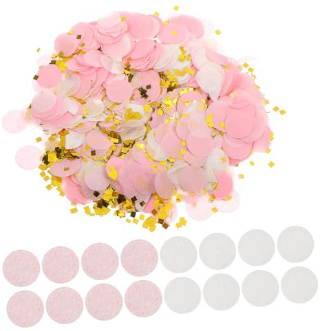 NUOBESTY Confezione Da 50 G Di Coriandoli Rotondi Cerchi Decorazioni Per Feste Per Matrimoni Compleanni Decorazioni Per Palloncini Sparsi