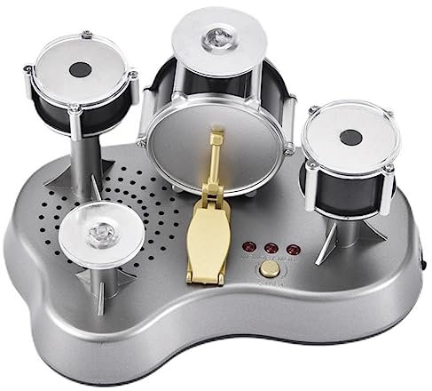 Reykentu Kindertrommel-Set, Fingertrommel-Set, Elektronische Mini-Fingertrommel, Tragbare Finger-Touch-Trommel, Neuartige Desktop-Trommel, Geschenk, Passend für Kinder